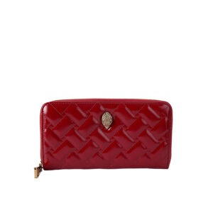 0647050319-00 Kensington Zip Around Wallet Κόκκινο Πορτοφόλι KURT GEIGER