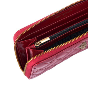 0647050319-02 Kensington Zip Around Wallet Κόκκινο Πορτοφόλι KURT GEIGER