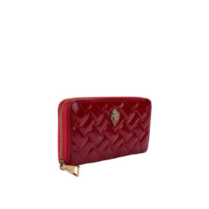 0647050319-03 Kensington Zip Around Wallet Κόκκινο Πορτοφόλι KURT GEIGER
