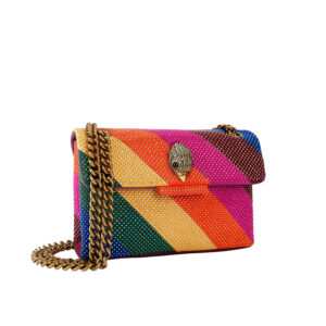 4711299609-02 Fabric Mini Kensington L Πολύχρωμο Τσαντάκι Με Στρας KURT GEIGER