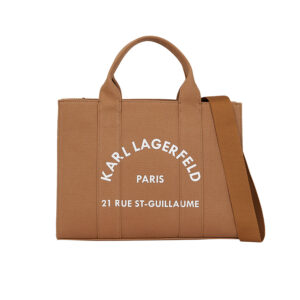 A1W50010_1XV-00 K/RSG Square Medium Tote Καφέ Τσάντα KARL LAGERFELD