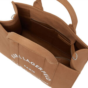 A1W50010_1XV-02 K/RSG Square Medium Tote Καφέ Τσάντα KARL LAGERFELD