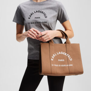A1W50010_1XV-mdl1 K/RSG Square Medium Tote Καφέ Τσάντα KARL LAGERFELD