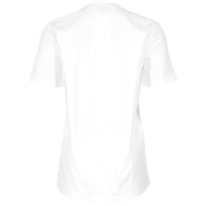 MA02856E2_270-01 Άσπρο T-Shirt Με Κολιέ Και Logo ELISABETTA FRANCHI