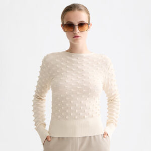 U9B01030T_137-mdl2 Εκρού Μπλούζα Με Ανάγλυφη Πλέξη SCOTCH AND SODA