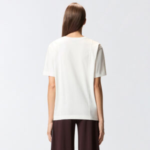 105665A2IB_Z05-mdl3 Tortino Άσπρο T-Shirt Με Logo pinko