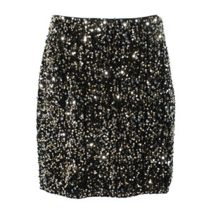 281908_BLK-00 Pearsom Mini Μαύρη Φούστα Παγιέτα TED BAKER