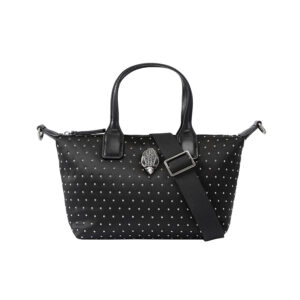 5371400229-00 Recycled Small Shopper Studs Μαύρη Τσάντα KURT GEIGER