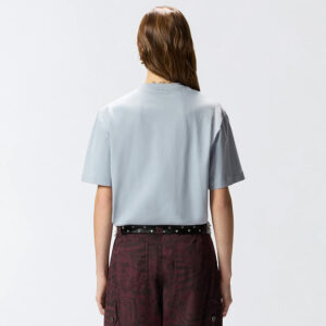 105526A33F_E87-mdl3 Strepitoso Γαλάζιο T-Shirt Με Logo Στρας pinko