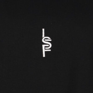 2684008_BLK-02 Tsarka Μαύρο Κροπ T-Shirt LESS SONDER FEELING