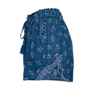 LE261ANATOLE_3188-02 Anatole Bandana Denim Μπλε Σορτς LARA ETHNICS