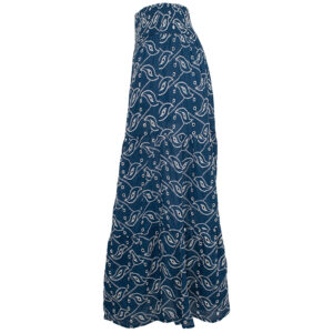 LE261CAMELIA_3202-02 Camelia Rio Denim Maxi Μπλε Φούστα LARA ETHNICS