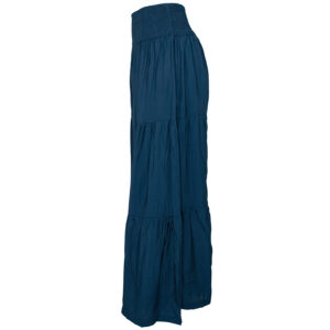 LE261EMILE_3198-02 Emile Denim Μπλε Παντελόνα Καμπάνα LARA ETHNICS