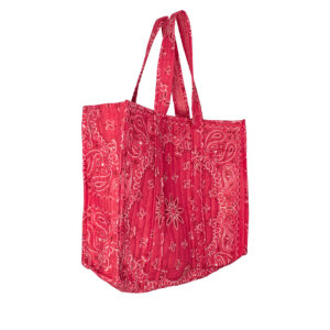 LE261GEORGINA_3190-02 Georgina Bandana Denim Ροζ Τσάντα LARA ETHNICS