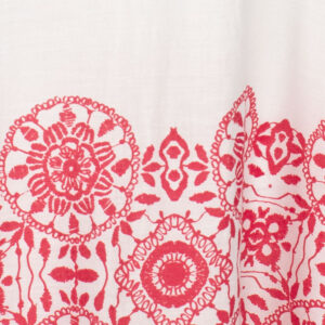 LE261MANE_3238-02 Mane Chambord Fushia Mini Ροζ Φόρεμα LARA ETHNICS