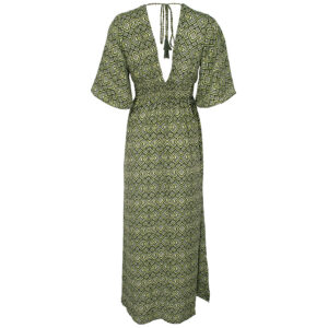 LE261SERAPHINE_3212-01 Seraphine Mexico Kaki Maxi Χακί Φόρεμα LARA ETHNICS