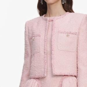 Γυναικείο Jacket Boucle Self-Portrait Ροζ