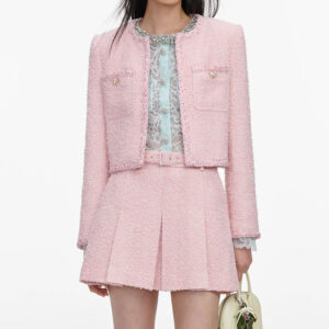 Γυναικείο Jacket Boucle Self-Portrait Ροζ