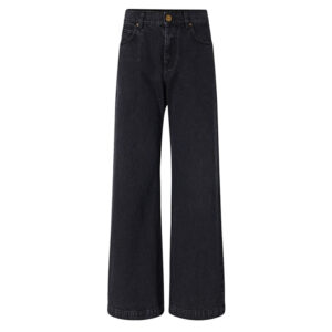 Γυναικείο Παντελόνι Jean wide-leg Wanda Waist down Μαύρο Pinko