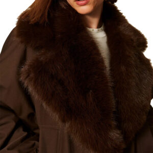 Γυναικείο Μπουφάν Oversized Καφέ Twinset