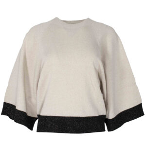 Γυναικεία Μπλούζα Cropped Jumper Χρυσό Twinset