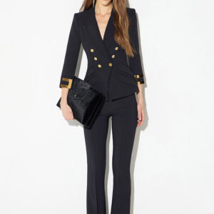 Γυναικείο Σακάκι Blazer Μαύρο Elisabetta Franchi