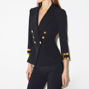 Γυναικείο Σακάκι Blazer Μαύρο Elisabetta Franchi