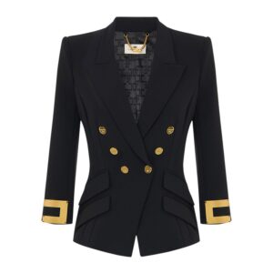 Γυναικείο Σακάκι Blazer Μαύρο Elisabetta Franchi