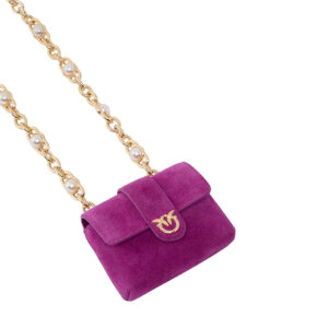 Γυναικεία Θήκη Καρτών Pocket Necklace Βιολετί Pinko