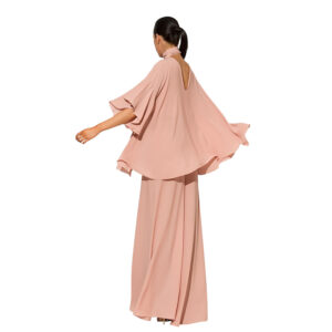 Γυναικεία Μπλούζα αέρινη oversized Ροζ C-throu