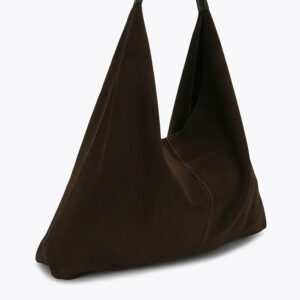 Γυναικεία Τσάντα Slouch Hobo Suede Καφέ Kurt Geiger