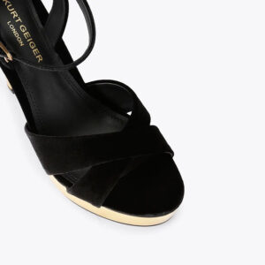 Γυναικεία Υποδήματα Πέδιλα Sherbert Cross Μαύρο Kurt Geiger