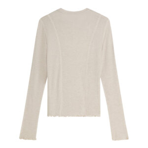 Γυναικεία Μπλούζα Lyocell-Wool Blend Μπεζ Scotch and Soda