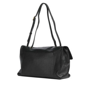6154000109-01 Chelsea Large Slouch Flap Μαύρη Τσάντα KURT GEIGER