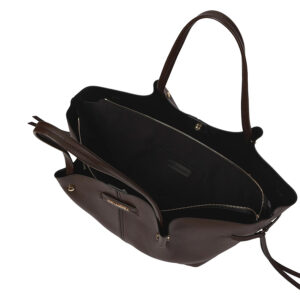 B3W30347_451-02 K/Pierced Medium Tote Καφέ Τσάντα KARL LAGERFELD