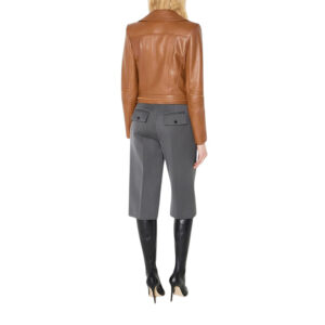Γυναικείο Δερμάτινο Jacket Ταμπά Elisabetta Franchi