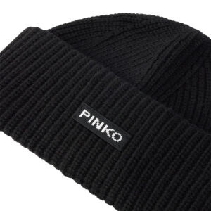 105993A3EI_Z99-02 Bosnia Μαύρο Πλεκτό Σκουφί pinko