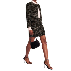 285177_BLK-mdl3 Ummi Μαύρο Μπουκλέ Σακάκι TED BAKER