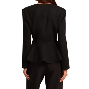 285184_BLK-mdl4 Raddi Μαύρο Σακάκι Με Πέπλουμ TED BAKER