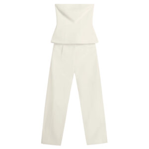 285185_WHT-00 Raddij Άσπρη Στραπλες Ολόσωμη Φόρμα TED BAKER