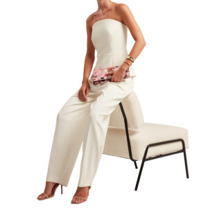 285185_WHT-mdl2 Raddij Άσπρη Στραπλες Ολόσωμη Φόρμα TED BAKER