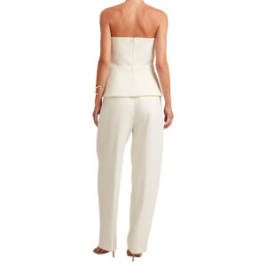 285185_WHT-mdl5 Raddij Άσπρη Στραπλες Ολόσωμη Φόρμα TED BAKER