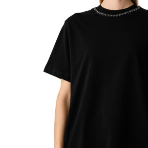 7976026102003-mdl2 Svago Μαύρο T-Shirt Με Στρας iBlues