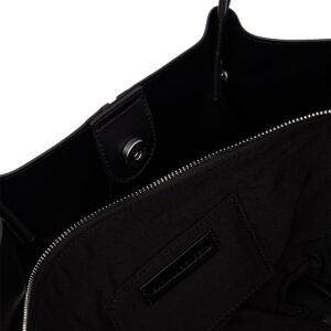 B4W30329_1AV-02 K/Pierced Small Tote Μαύρη Τσάντα KARL LAGERFELD