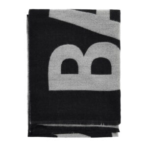 LSC0465_31.10-01 Milla Ασπρόμαυρο Κασκόλ Με Logo BARBOUR